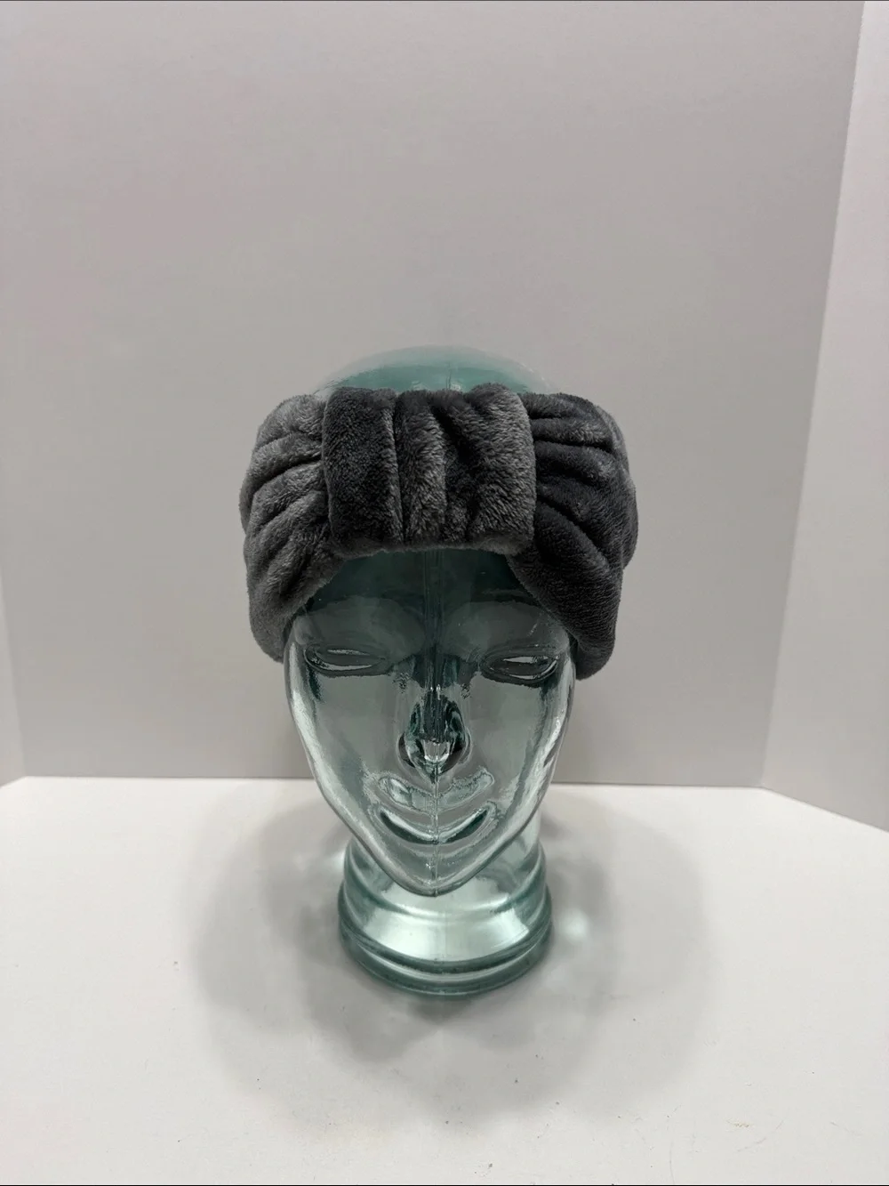 Cozy Faux Fur Twist Headband - Gray